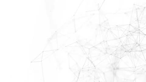 Abstract background with moving dots and lines. Network connection structure. 스톡 동영상 147194295