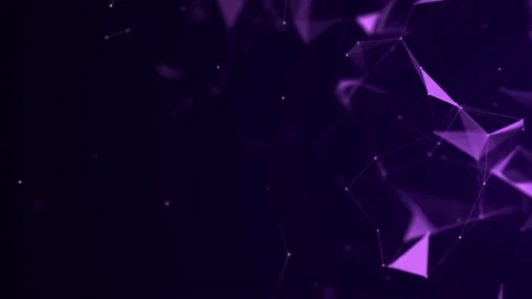 Abstract background with moving dots and lines. Network connection structure. 스톡 동영상 148650082