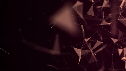 Abstract background with moving dots and lines. Network connection structure. 스톡 동영상 149404463