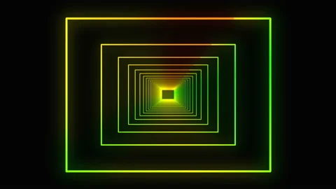 Abstract background. Moving forward inside an endless fluorescent ultraviolet Stock Footage 159054266
