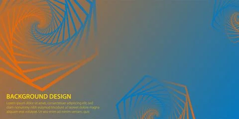 Abstract background with moving geometric shape effect. Vector Illustration E Stock Illustration