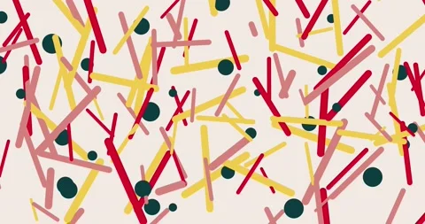 Abstract background with moving geometrical shapes Stock Footage 164035637