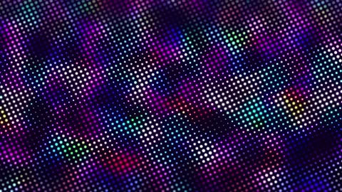 Abstract background with moving glowing dots. Sound wave element. Stock Footage 155706076