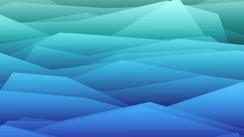Abstract background of moving ice-like shapes graded in cold green and blue Stockbeeldmateriaal 114072236