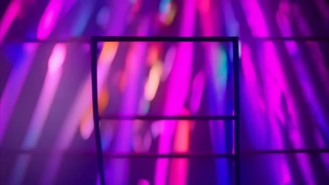 Abstract background, moving laser rays, light, color. 動画素材 273954486