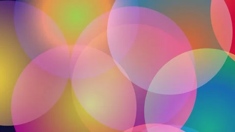 Abstract background with moving lights, circles with vibrant colors. Animat.. Stock Footage 263107926