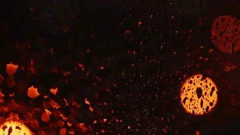 Abstract background with moving lines in the dark. Beautiful textured Stock Footage 166233034