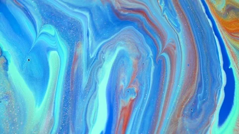 Abstract background from moving multi-colored liquid paints 動画素材 121922361