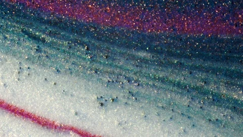 Abstract background from moving multi-colored liquid paints Video stock 122346653