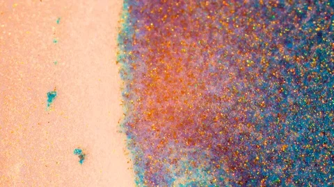 Abstract background from moving multi-colored liquid paints Stock-Footage 122597172