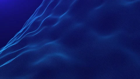 Abstract background with moving particles. Seamless loop. Stock Footage 158866650