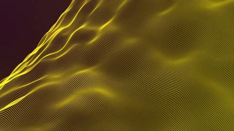 Abstract background with moving particles. Seamless loop. 動画素材 158866652