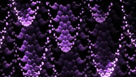 Abstract background of moving streams with twisting. Design. 3D drop ceilings Stock Illustration
