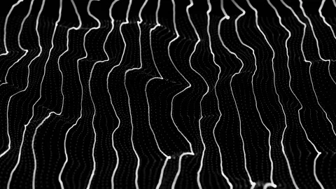 Abstract background. Moving surface. Movement of strips. Stock Footage 88676784