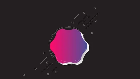 Abstract background with moving thin line objects on black color Stock Footage 105670956