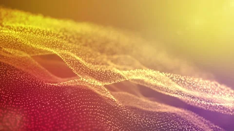 Abstract background with moving wave. Soft loopable waves in slow motion. Stock Footage 151248105