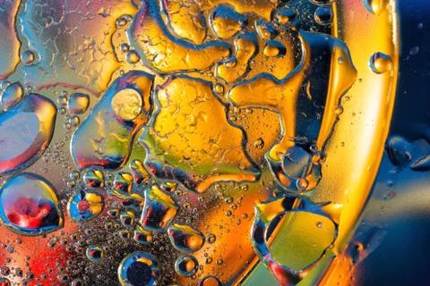 Abstract background of multi-colored drops Stock Photos