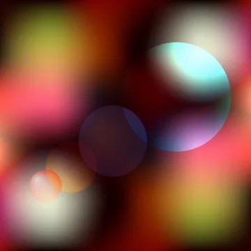 Abstract background of multi-colored gradient circles. Bitmap illustration Stock Photos