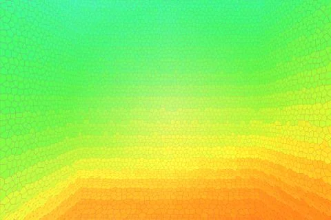 Abstract background, multi-colored mosaic in perspective Stock Illustration