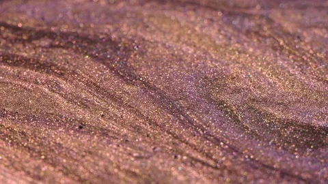 Abstract background from multi-colored moving liquid paints. Macro shooting Stock Footage 123546733
