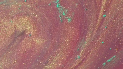 Abstract background from multi-colored moving liquid paints. Macro shooting Stock-Footage 125038834