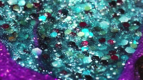 Abstract background from multi-colored moving liquid paints. Macro shooting Stock Footage 143978390