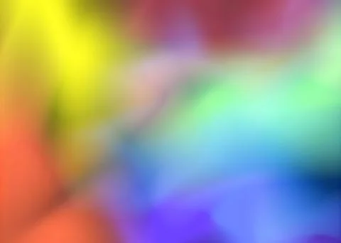 Abstract background of multi-colored transparent smoke on a black background. Stock Illustration