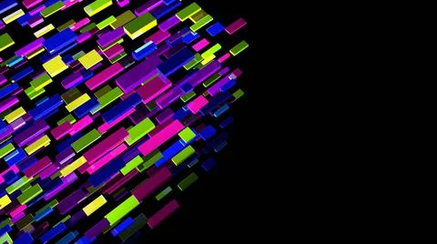 Abstract background. Multicolor geometric shapes. 3d illustration. Stock-Illustration