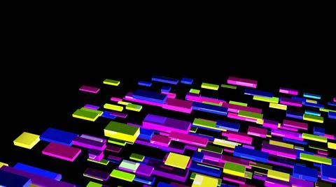 Abstract background. Multicolor geometric shapes. 3d illustration. Stock-Illustration