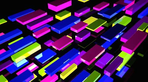 Abstract background. Multicolor geometric shapes. 3d illustration. Ilustración de archivo