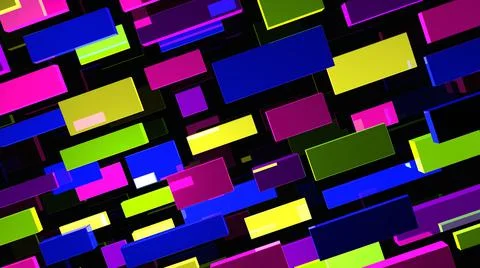 Abstract background. Multicolor geometric shapes. 3d illustration. Stock-Illustration