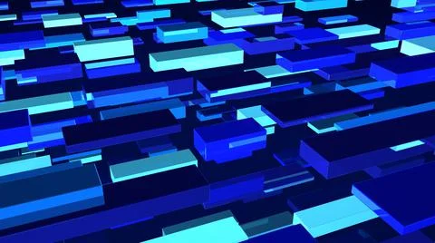 Abstract background. Multicolor geometric shapes. 3d illustration. Stock-Illustration