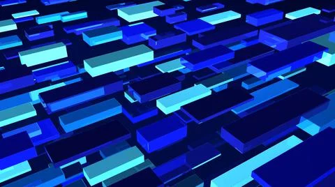 Abstract background. Multicolor geometric shapes. 3d illustration. Stock-Illustration