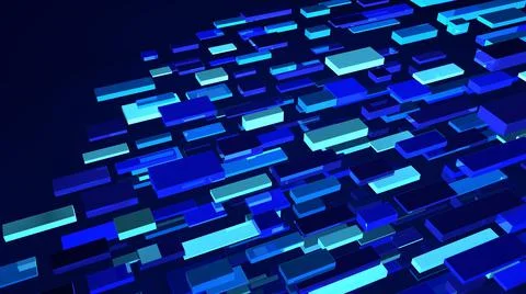 Abstract background. Multicolor geometric shapes. 3d illustration. Stock-Illustration