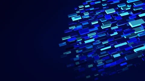 Abstract background. Multicolor geometric shapes. 3d illustration. Stock-Illustration