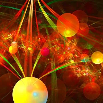 Abstract background. Multicolor - orange palette. Stock Illustration