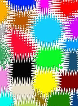Abstract background of multicolor patch Illustrazione stock
