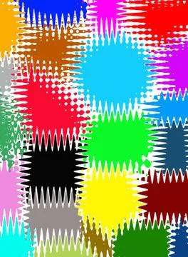 Abstract background of multicolor patch Illustrazione stock
