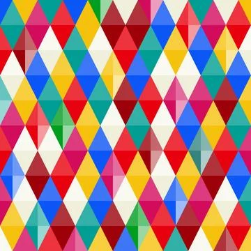 Abstract background of multicolored rhombuses. Multicolored rhombuses. Stock Illustration