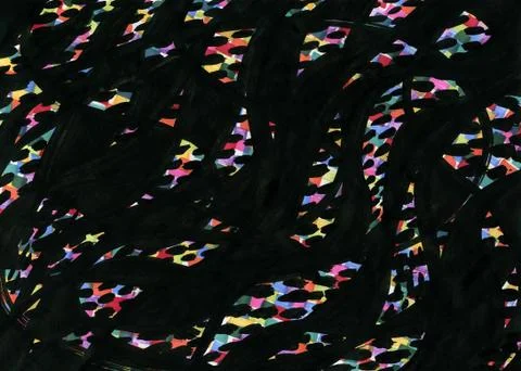 Abstract background with multicolored spots. Stock Illustration