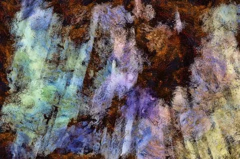 Abstract background. Multicolored texture.  Brushstrokes of paint. Vector Stock-Illustration