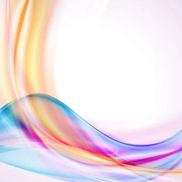 Abstract background with multicolored waves. Vector eps 10 Abstract backgr... 写真素材