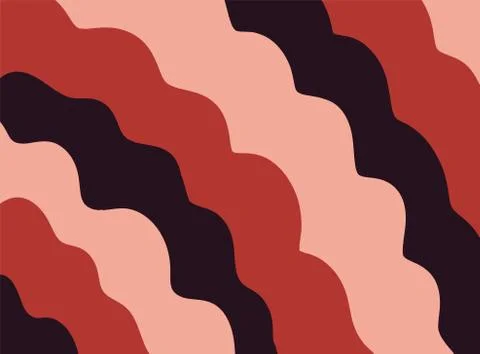 Abstract background with multicolour curved lines. Vector illustration Stock Illustration