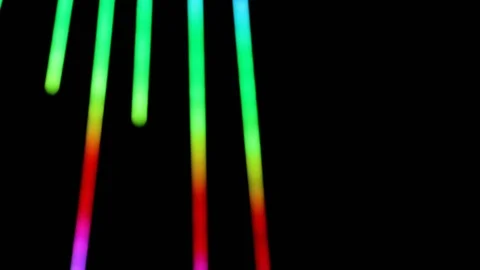 Abstract background with multicoloured geometries. Red, green, orange, Indigo, p Stock-Footage 90801203