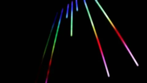 Abstract background with multicoloured geometries. Red, green, orange, Indigo, p Stock-Footage 90801216