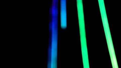 Abstract background with multicoloured geometries. Red, green, orange, Indigo, p Stock Footage 90801224