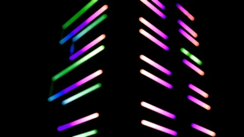 Abstract background with multicoloured geometries. Red, green, orange, Indigo, p Stock-Footage 90913586