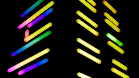 Abstract background with multicoloured geometries. Red, green, orange, Indigo, p Stock-Footage 90913595