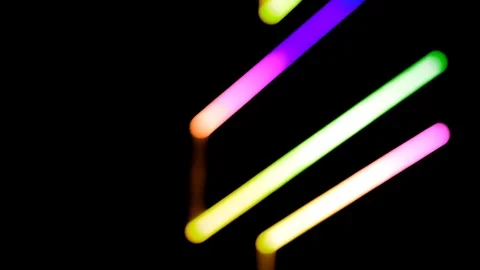 Abstract background with multicoloured geometries. Red, green, orange, Indigo, p Stock-Footage 90913600