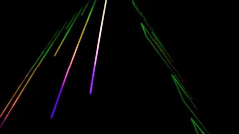 Abstract background with multicoloured geometries. Red, green, orange, Indigo, p Stock Footage 90913651
